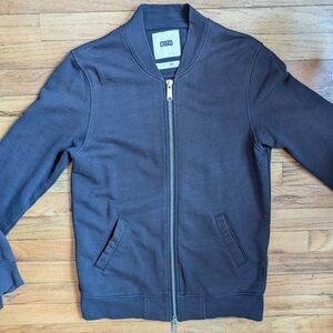 KITH Men's French Terry Knit Navy Bomber Size Small